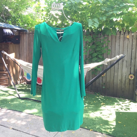 GREEN Vince Camuto shift dress - Picture 2 of 9